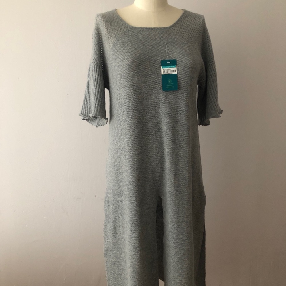 NEW Altai Cashmere Grey Maxi Sweater